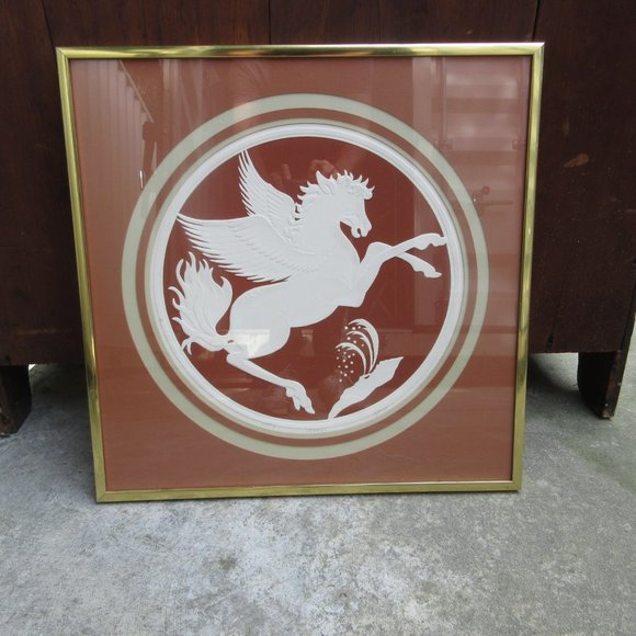 Pegasus Signed Embossed Print Carol Eytinge Numbered 3/500 Framed MINT - Picture 2 of 16